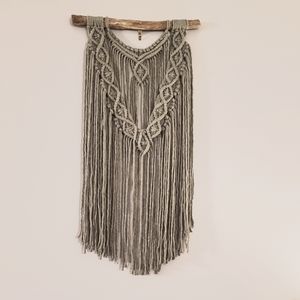 Brand New Handmade Macrame Wall Hanging - Sage Green